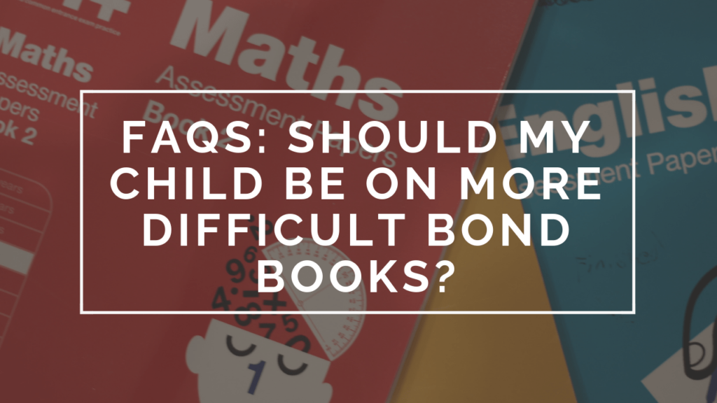 11 plus Bond books advice