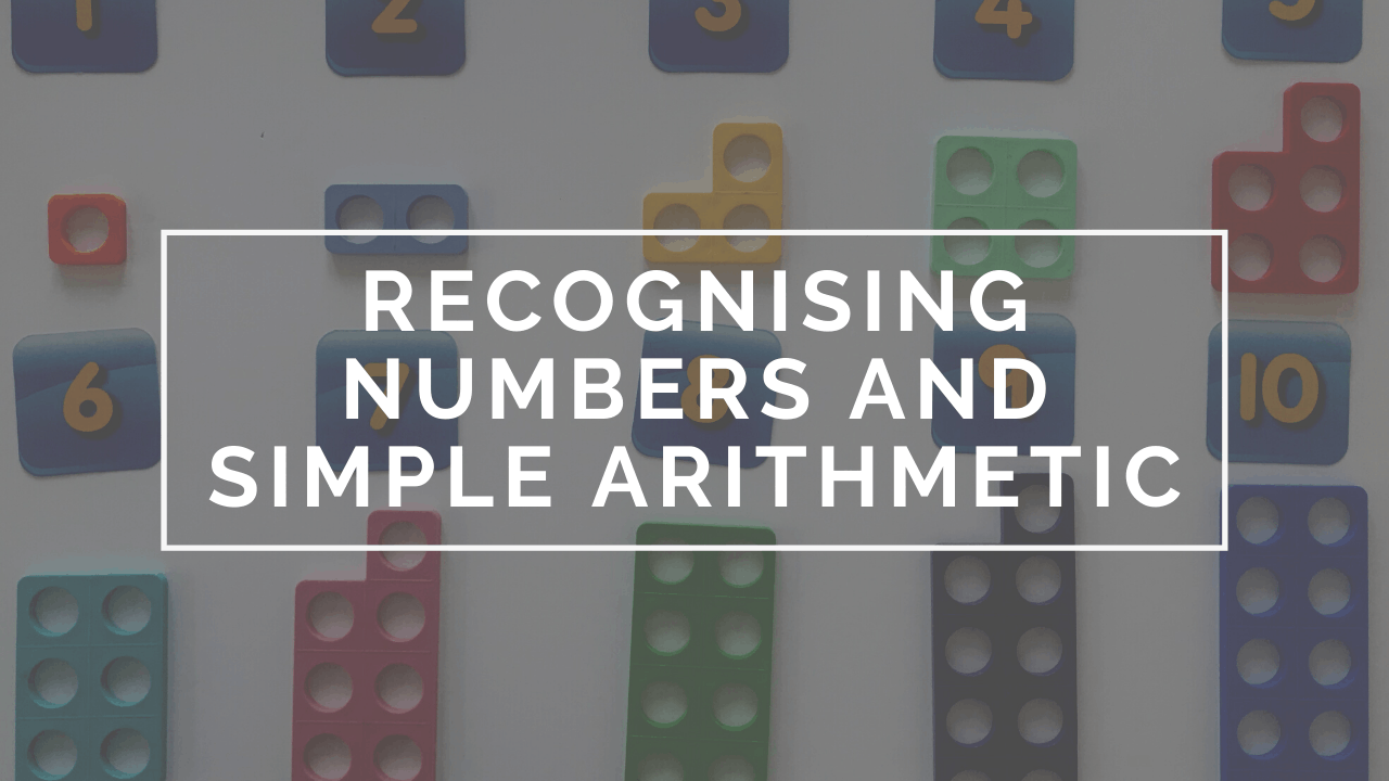Recognising Numbers And Simple Arithmetic Kin Learning
